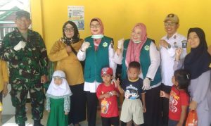 Puskesmas dan Koramil 0602-19/Cikande Bersama Polsek Turun Langsung Sukseskan PIN Polio 2024