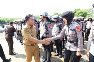 Simulasi Pengamanan Pemilukada 2024, Al Muktabar : “Dapatkan Pemimpin yang Memandu Kesejahteraan Masyarakat”