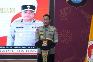 Kapolda Pimpin Pengukuhan Pengurus Komite Olahraga Polri Polda Banten 2024