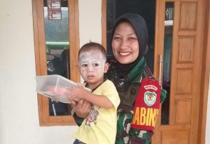 Sosok Serka Deka, Prajurit TNI Cantik dari Koramil 0602-06/Kramatwatu