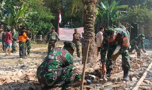 Dandim 0602/Serang dan Warga Bersatu Wujudkan Rutilahu Bagi Veteran di Kasemen