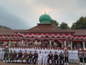 Paskibraka Kota Serang Berhasil Kibarkan Bendera Merah Putih Pada HUT RI Ke-79 Dengan Cemerlang