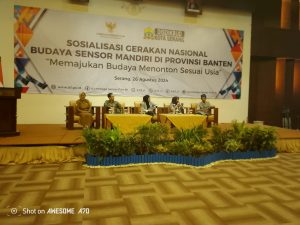 Gerakan Nasional Budaya Sensor Mandiri Dikenalkan di Banten