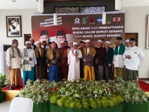 Alim Ulama Deklarasi Dukung Andika Calon Bupati Serang dan Airin Calon Gubernur Banten