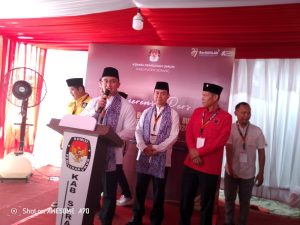 Andika Hazrumy dan Nanang Supriatna Daftar sebagai Calon Bupati dan Wakil Bupati Serang