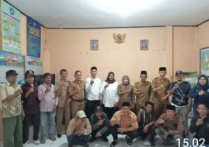 Camat Pamarayan Lantik Anggota BPD dan Perangkat Desa Kampung Baru.