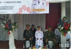 Danramil 0602-20/Pamarayan Hadiri Upacara HUT Kemerdekaan RI Ke-79