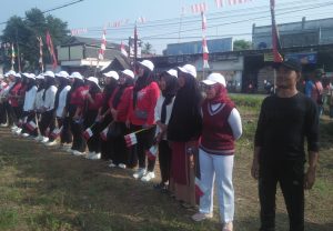 Dirgahayu Kemerdekaan RI  Ke-79,  Desa Mekar Baru Adakan Lomba Senam Aerobik