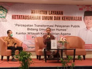 Humas Kemenag Banten Diminta Terbuka kepada Insan Pers