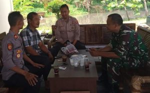 Danramil 0602-12/Ciomas Bersama Kapolsek Bahas Stabilitas Wilayah dan Kamtibmas