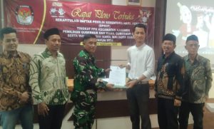 Danramil 0602-02/Kasemen dan Babinsa Amankan Rapat Pleno Terbuka Rekapitulasi DPSHP Pilkada 2024