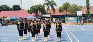 SMPN 9 Kota Cilegon Gelar LKBB Paskibra 