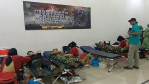 Kodim 0602/Serang Gelar Donor Darah Dalam Rangka HUT TNI Ke-79 