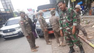 Koramil 0602-16/Ciruas Adakan Pengamanan Penertiban APK Pilkada 2024