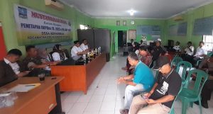 Babinsa Koramil 0602-16/Ciruas Hadiri Musyawarah Penetapan RKPDes 2024 dan DU-RKP 2026
