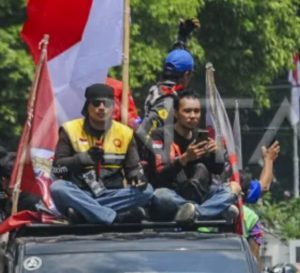 Ratusan Driver Ojek Online di Kota Serang Desak Pemerintah Tingkatkan Kesejahteraan