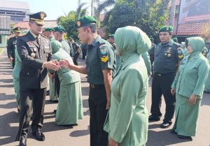 56 Bintara dan Tamtama Kodim 0623/Serang Resmi Naik Pangkat