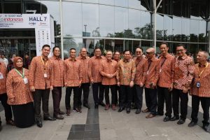 Pj. Gubernur Banten Al Muktabar Dampingi Presiden Jokowi Buka TEI 2024