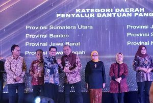 Banten Raih Apresiasi Sebagai Daerah Penyalur Bantuan Pangan Pengentasan Stunting oleh ID FOOD