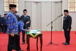 Lantik 47 Orang, Pj. Gubernur Banten Al Muktabar : “Kebutuhan Organisasi”