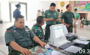 Kodim 0602/Serang Gelar Pemeriksaan HRV dan Serbuan EKG Dalam Rangka HUT Kesad ke-79