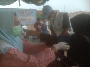 Warga Kota Baja Senam Sehat Bersama Helldy – Alawi