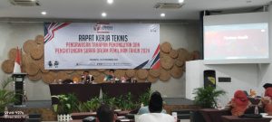 Bahas Pengawasan Pemungutan Suara, Bawaslu Kota Cilegon Gelar Rakernis