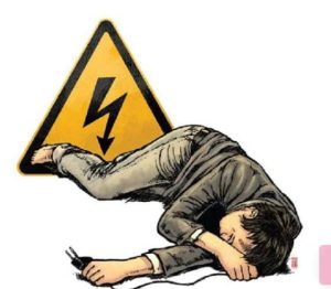 Gegara Sentuh Kabel Wifi Nempel Dijalur PLN, Seorang Warga Lebak Tewas Terkapar