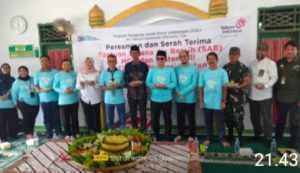 Sekmat Cikeusal Hadiri Peresmian dan Serah Terima Bantuan Sarana Air Bersih (SAB), MCK dan Waterwell