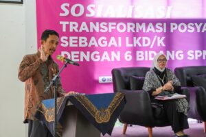 Pj. Sekda Banten Usman Asshiddiqi Qohara Buka Sosialisasi Posyandu 6 SPM