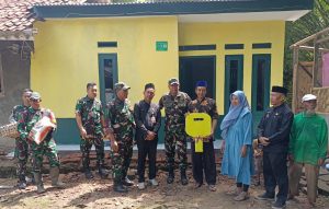 Di Kecamatan Jawilan, Dandim 0602/Serang Serahkan Rumah Program Rutilahu 
