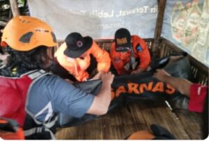 Satu Siswa SDN Baros Tewas Terseret Arus Sungai Ditemukan Satgas BPBD Banten
