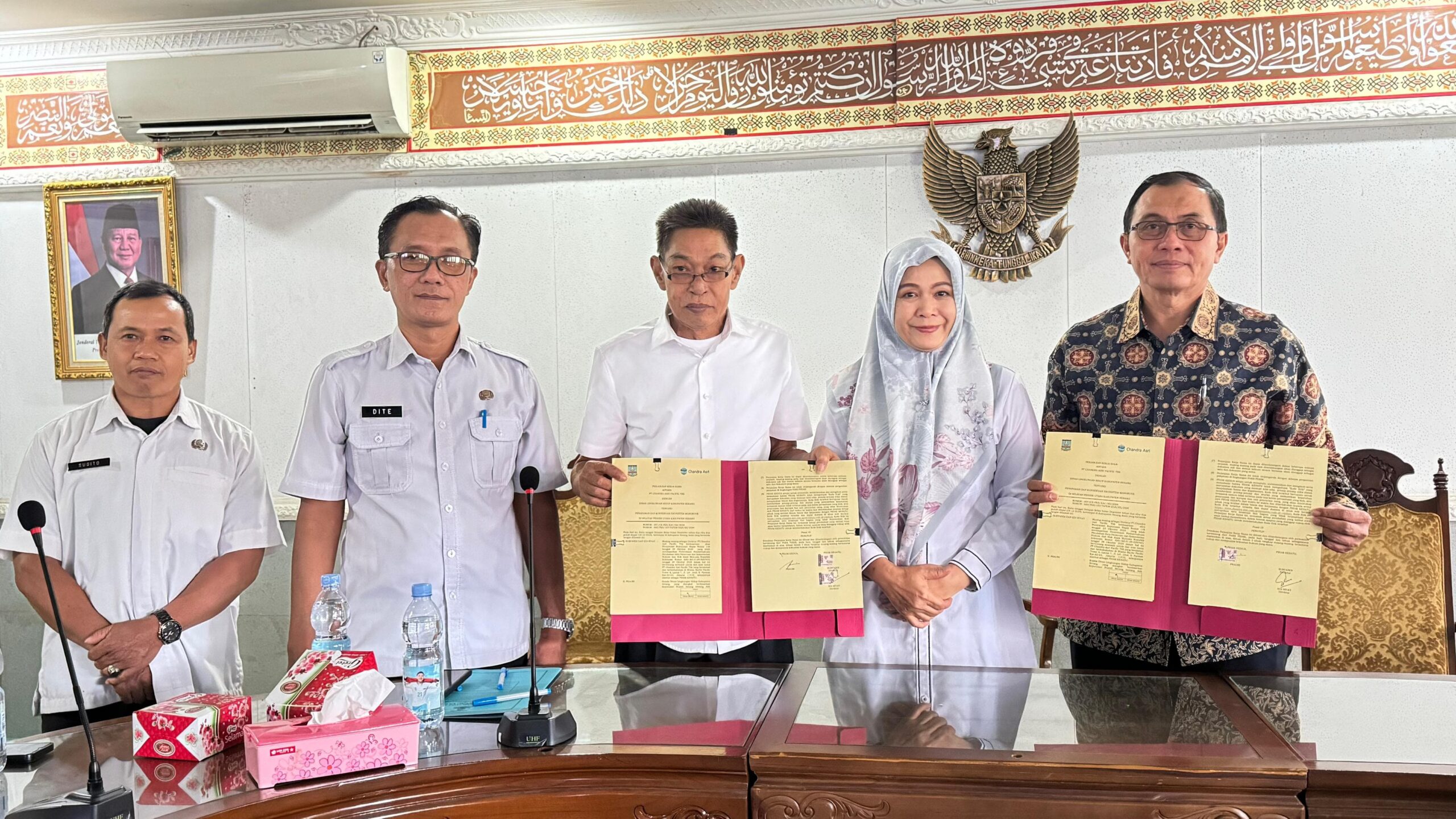 Lindungi Pesisir, Pemkab Serang dan PT. Chandra Asri Konservasi Mangrove di Lahan 180 Ha