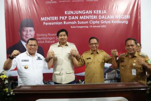 Pj. Gubernur Banten Dampingi Mendagri dan Menteri PKP Kunker di Kota Tangerang