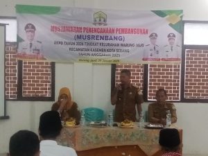 Musrenbang Kelurahan Warung Jaud Prioritaskan Pembangunan Infrastruktur TPS