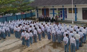 Babinsa Koramil 0602-13/Padarincang Bina Karakter Siswa SMK Islam Cendekia