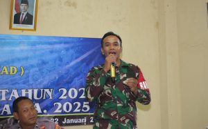 Babinsa Koramil 0602-12/Ciomas Ikuti Musyawarah Antar Desa