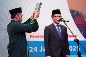 Pj. Gubernur Banten Lantik Pj Sekda dan Kukuhkan 5 Pejabat Tinggi Pratama