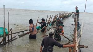 Pagar Laut, Dicabut di Pantura Tangerang Kini Muncul di Serang