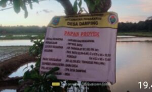 Pembangunan TPT Pas Batu di Desa Damping Bermanfaat Bagi Petani