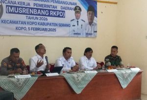 Dukung Perencanaan Pembangunan 2026, Babinsa Koramil 0602-21/Kopo Hadiri Musrenbang