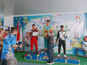 Atlet Menembak BMSC Lebak, M. Fazrin Al Hafidz Sukardi Raih Juara di POPDA XI Kota Tangerang