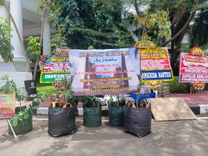 Inovatif, Ucapan Selamat Dengan Bibit Pohon Untuk Gubernur dan.Wakil Gubernur Banten 