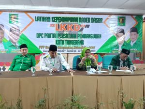 Gelar LKKD, DPC PPP Kota Tangerang Tingkatkan Kualitas Kader Pemimpin