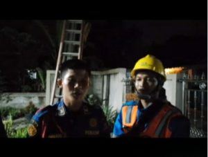 Lagi, Tim Pemadam Kebakaran Sektor Jawilan Evakuasi Sarang Lebah.