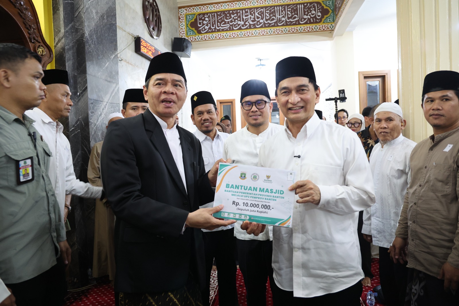 Wagub Banten Perkuat Masjid Sebagai Pusat Pemberdayaan Masyarakat