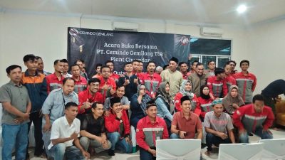 Di Bulan Ramadhan, 240 Karyawan Semen Merah Putih Cilegon Gelar Buka Puasa Bersams