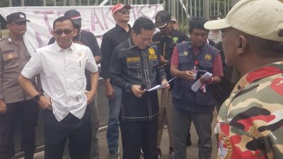 Aksi Unras di DPRD Kota Serang, AL- SERUT Tolak PIK2 di Kecamatan Kasemen