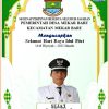 Kepala Desa Mekar Baru, Kecamatan Mekar Baru, Kabupaten Tangerang, Suja’i, Mengucapkan Selamat Hari Raya Idhul Fitri 1446 H