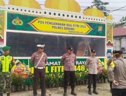 Kapten Inf Sudarsono Danramil 0602-21/Kopo Pastikan Arus Lalu Lintas Normal